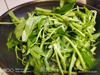 蒜香空心菜的做法步骤：5