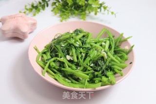 蒜香空心菜的做法步骤：9