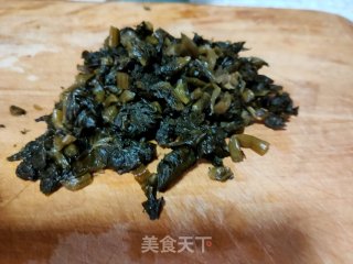 雪里蕻拌毛豆的做法步骤：2