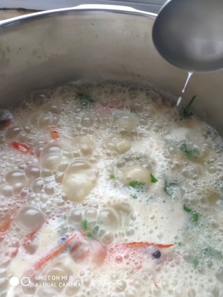 海鲜粥的做法步骤：15
