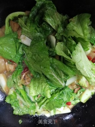 五花肉宽粉炖奶白菜的做法步骤：8