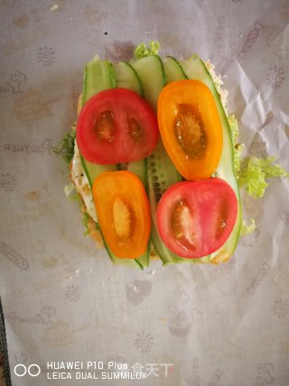 缤纷三明治的做法步骤：9