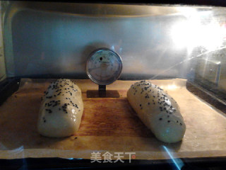 花生酱芝士牛肉肠面包的做法步骤：15