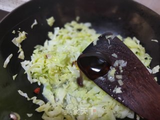 圆白菜炒粉丝的做法步骤：8