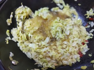 圆白菜炒粉丝的做法步骤：11