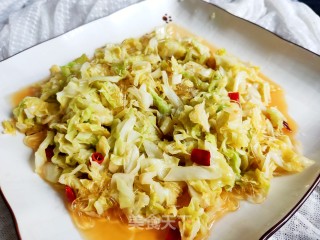圆白菜炒粉丝的做法步骤：13