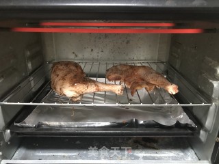 烤全鸡腿的做法步骤：3