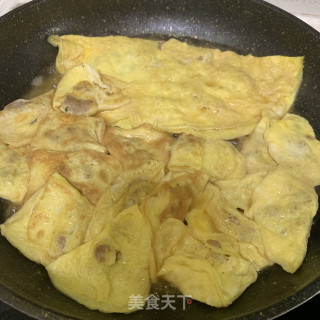肉酿蛋饺的做法步骤：16
