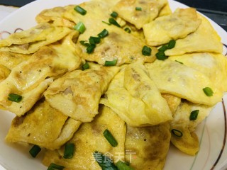 肉酿蛋饺的做法步骤：17