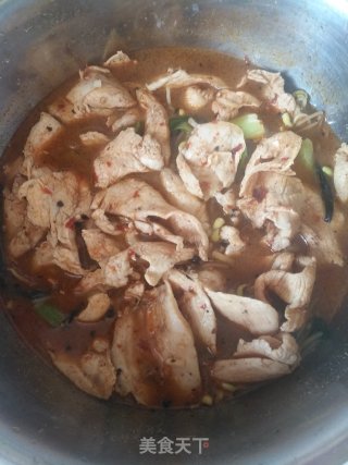 水煮肉片（鸡胸肉版）的做法步骤：18