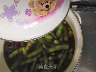 五香毛豆的做法步骤：8