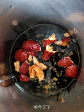红枣双豆豆浆的做法步骤：3
