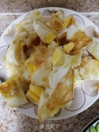 小炒香菇荷包蛋的做法步骤：6
