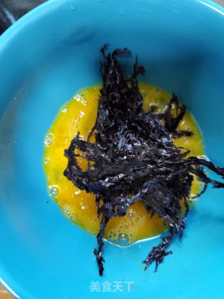 紫菜煎蛋的做法步骤：4