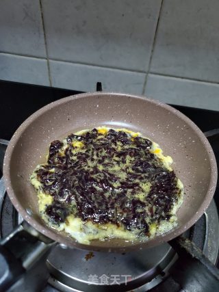 紫菜煎蛋的做法步骤：5