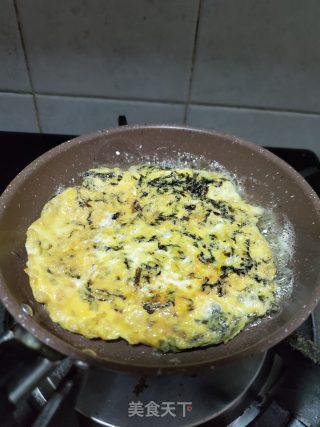 紫菜煎蛋的做法步骤：6