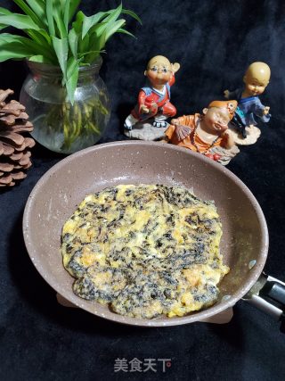 紫菜煎蛋的做法步骤：8