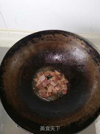 春笋炒腊肉的做法步骤：3