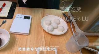 糯米红豆饼，超简单甜品，无需揉面，超喜欢这种软软糯糯的甜品！的做法步骤：3