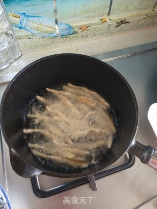 干炸黄花菜的做法步骤：7