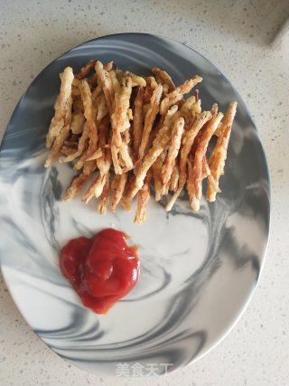 干炸黄花菜的做法步骤：10