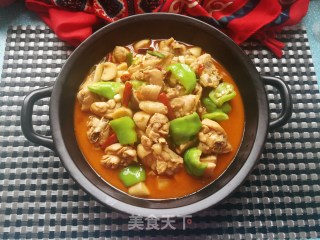 杏鲍菇炖鸡腿的做法步骤：16