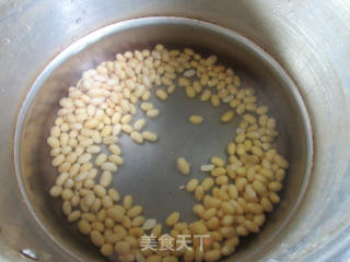 黄豆小青菜鸡汤的做法步骤：3