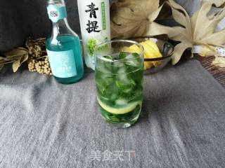 双倍清凉薄荷气泡水的做法步骤：9