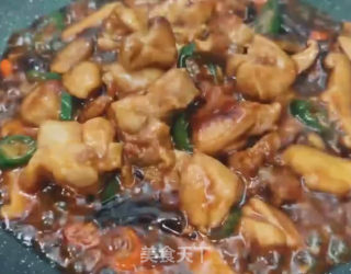 香菇焖鸡腿的做法步骤：7