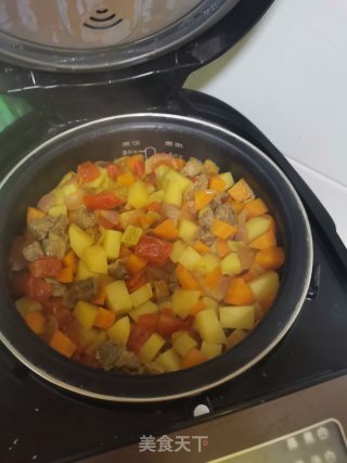 简易版牛肉抓饭的做法步骤：6