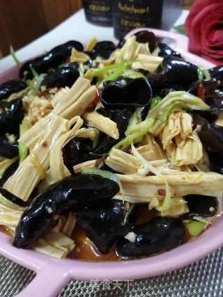 响油腐竹木耳的做法步骤：7