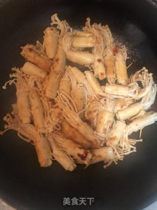 豆皮金针菇的做法步骤：7