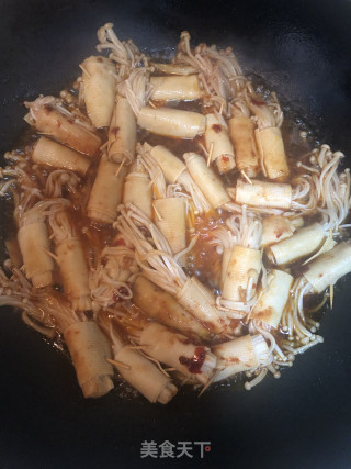 豆皮金针菇的做法步骤：8