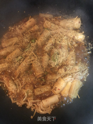 豆皮金针菇的做法步骤：9