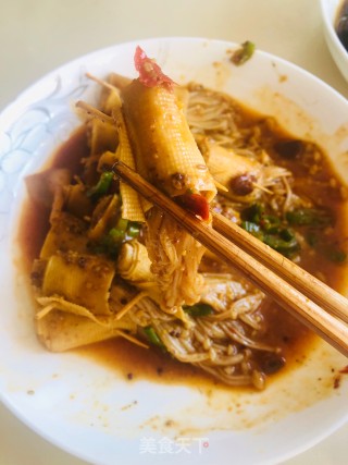 豆皮金针菇的做法步骤：11