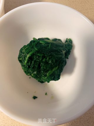 嫩滑牛肉菠菜粥的做法步骤：5