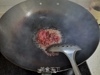 芦笋炒牛肉的做法步骤：4