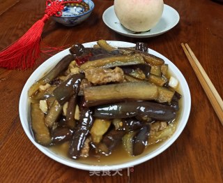 油渣烧茄子的做法步骤：7