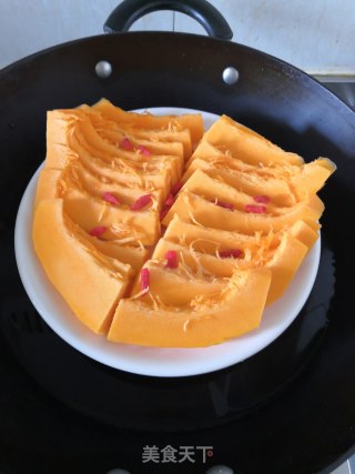 蒸南瓜的做法步骤：3