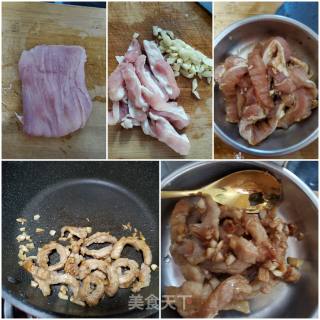 蒜香肉卷的做法步骤：1