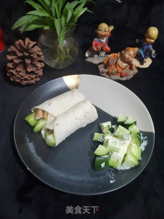 蒜香肉卷的做法步骤：8