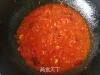 西红柿黄瓜捞凉饸饹的做法步骤：4