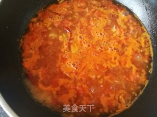 西红柿黄瓜捞凉饸饹的做法步骤：6