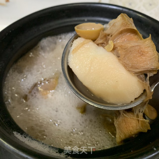 莲蓬山药骨头汤的做法步骤：7