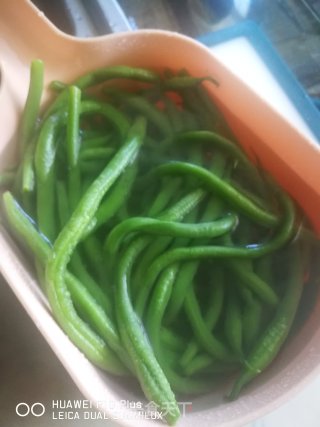 翡翠豆角窝头的做法步骤：5