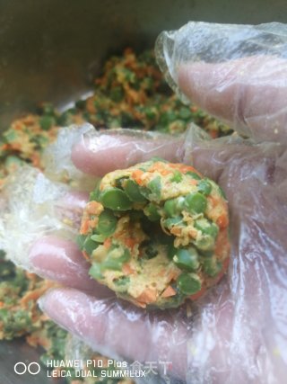 翡翠豆角窝头的做法步骤：12