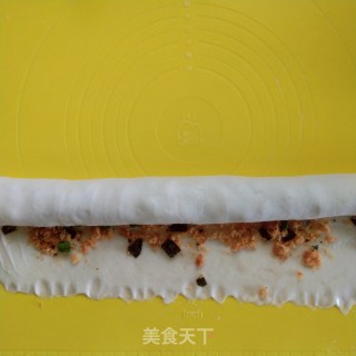 (一次发酵)好吃到停不下来的香甜肉松手撕馒头卷的做法步骤：9