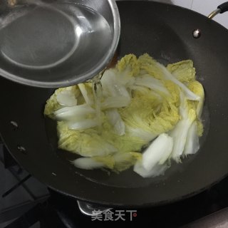 扇贝肉煮娃娃菜的做法步骤：6