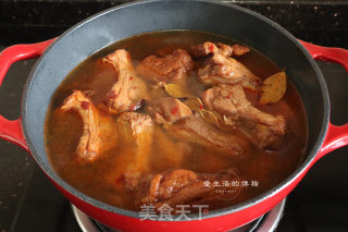 胡萝卜莲藕烧排骨的做法步骤：6