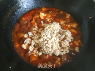 香菇肉末豆腐的做法步骤：16